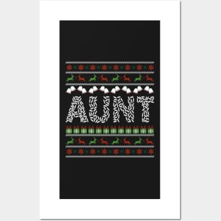 Aunt Ugly Christmas Model Posters and Art